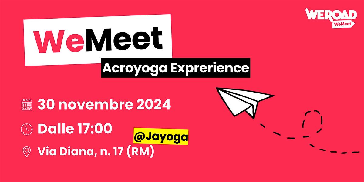 WeMeet | Acroyoga Experience