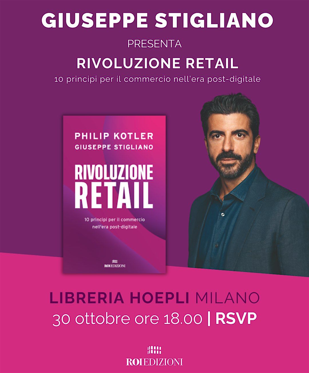 Presentazione libro Rivoluzione Retail di Giuseppe Stigliano