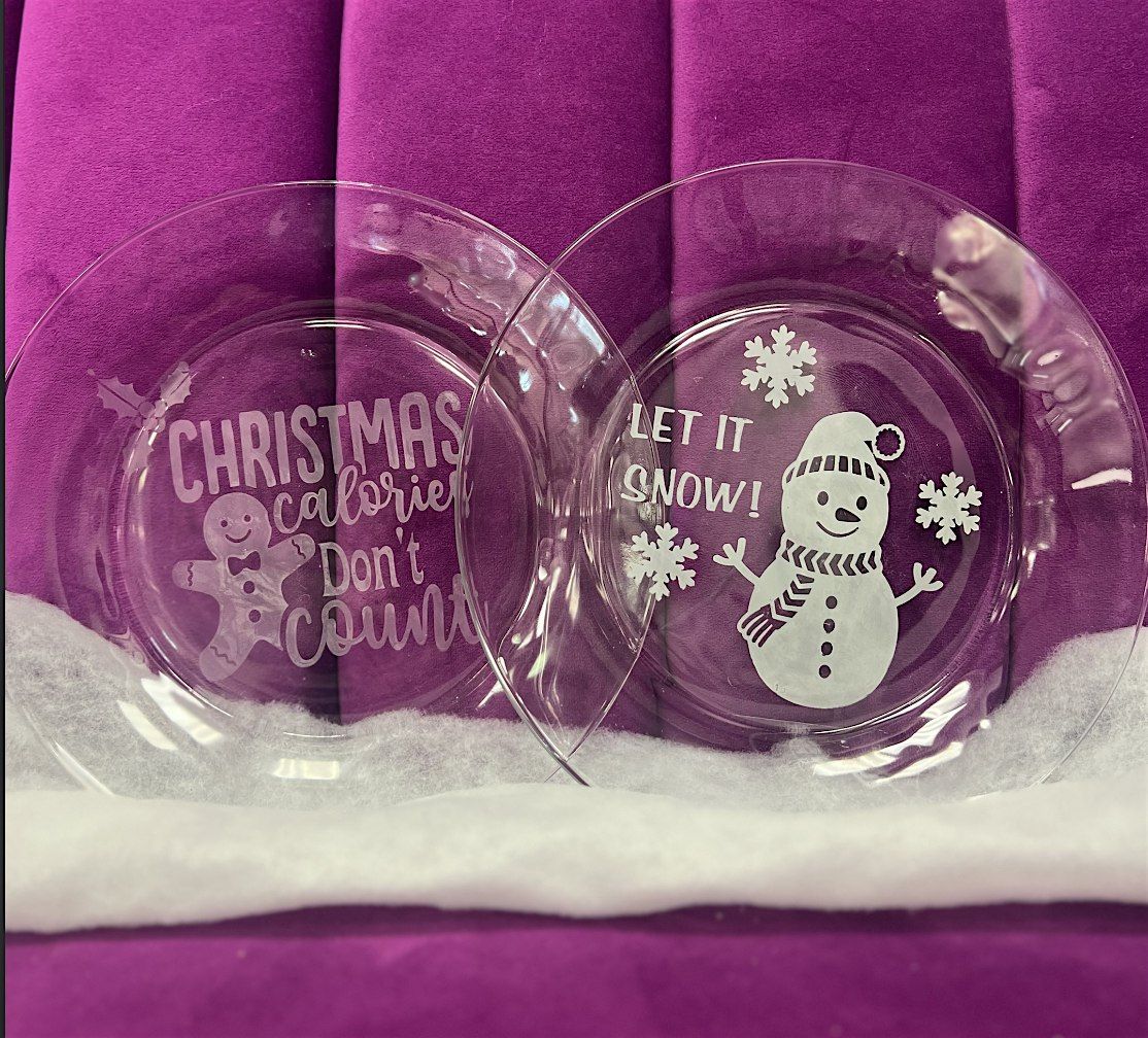 "Let It Snow!" Glass Etching Class