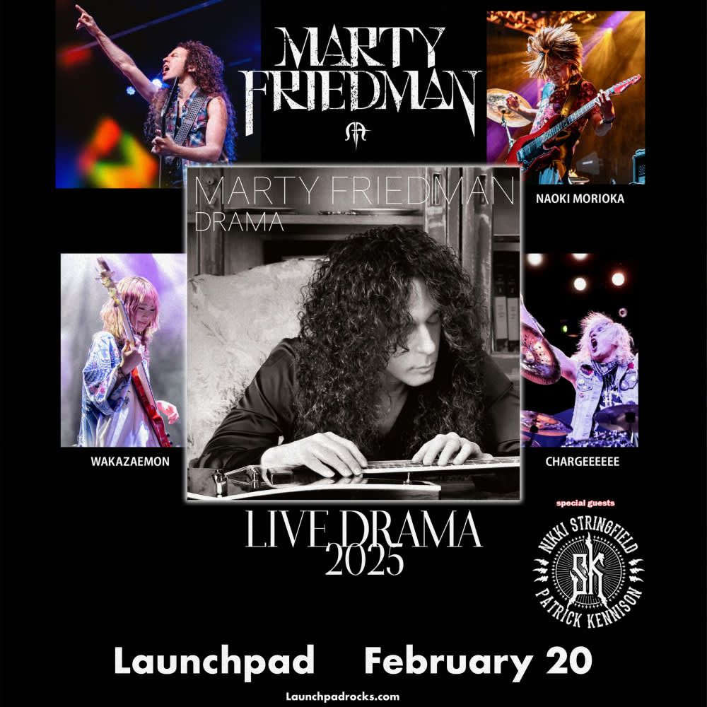 Marty Friedman at Launchpad