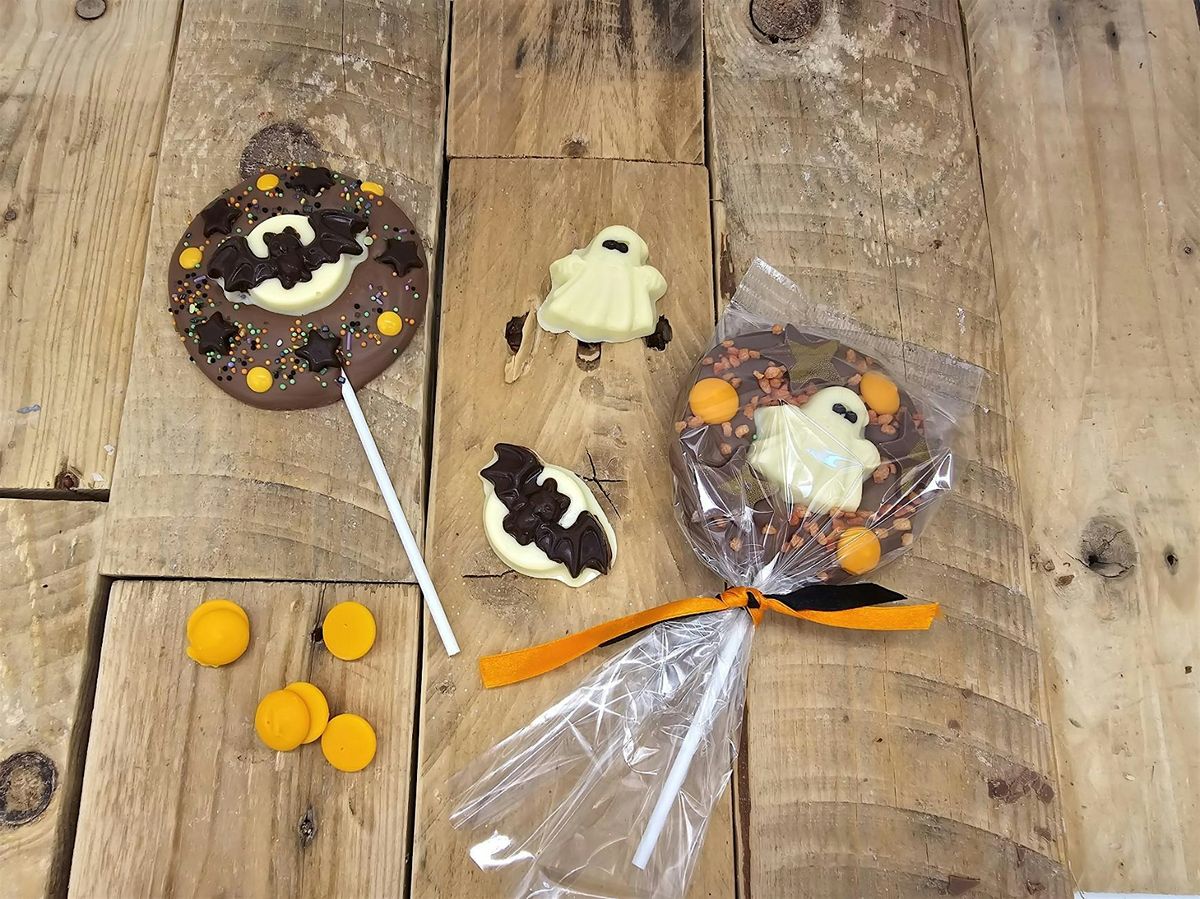 Halloween Children's Chocolate Lollipop Making