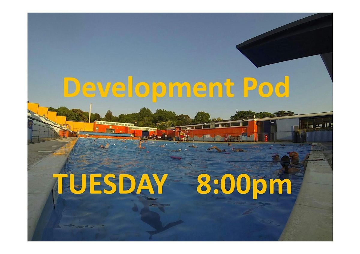 TUESDAY Development Pod. 8 Training Sessions,  8:00pm  Sept to Oct