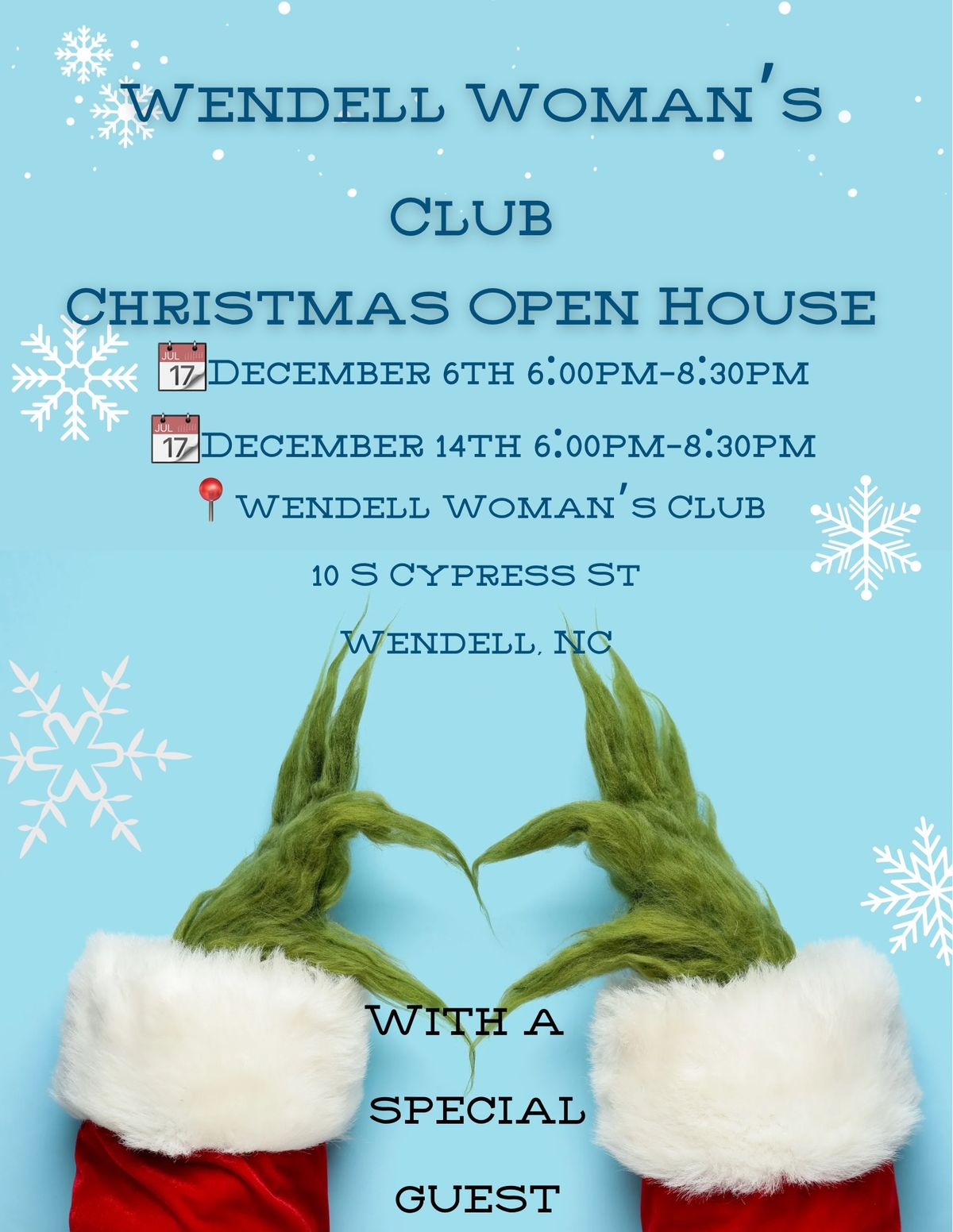 \ud83c\udf84Wendell Woman\u2019s Club Christmas Open House