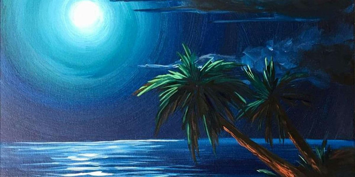 Blue Moon Paradise - Paint and Sip by Classpop!\u2122