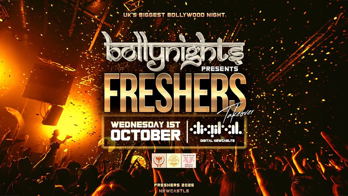 Newcastle Bollynights - Freshers Takeover | Wednesday 1st October | Digital Main Room