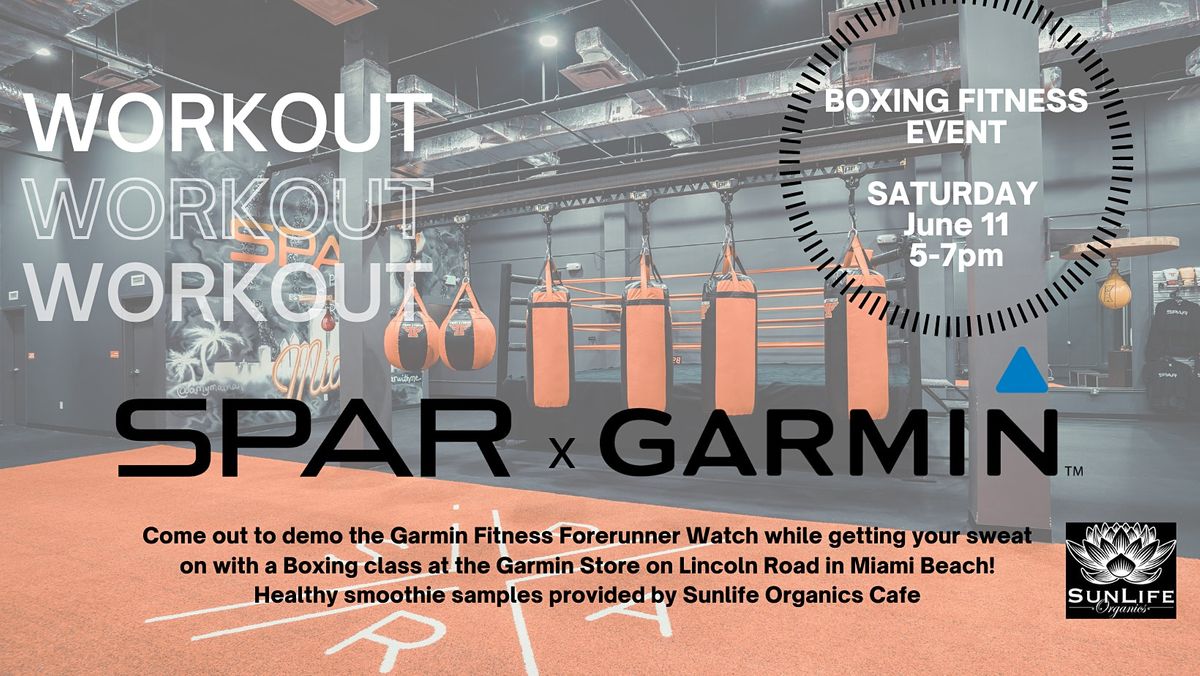 Boxing Workout with Spar Miami x Garmin, Garmin International Lincoln