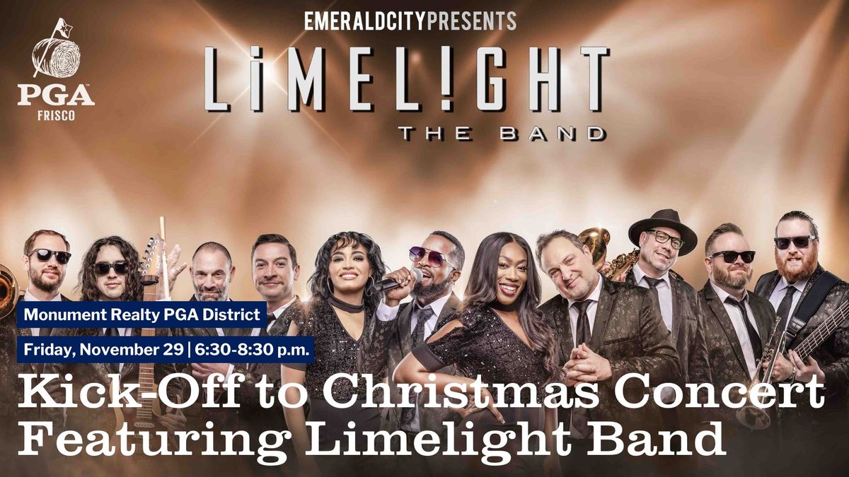 Kick-Off to Christmas Concert Featuring Limelight Band