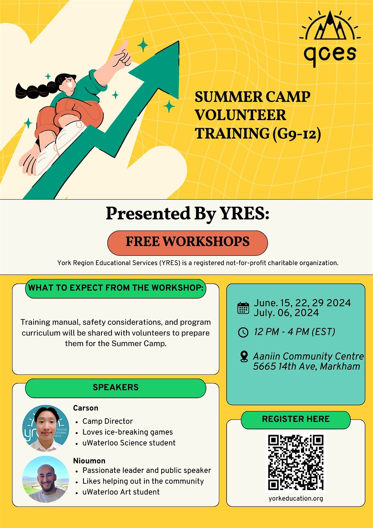 Summer Camp Volunteer Training (G9-12)