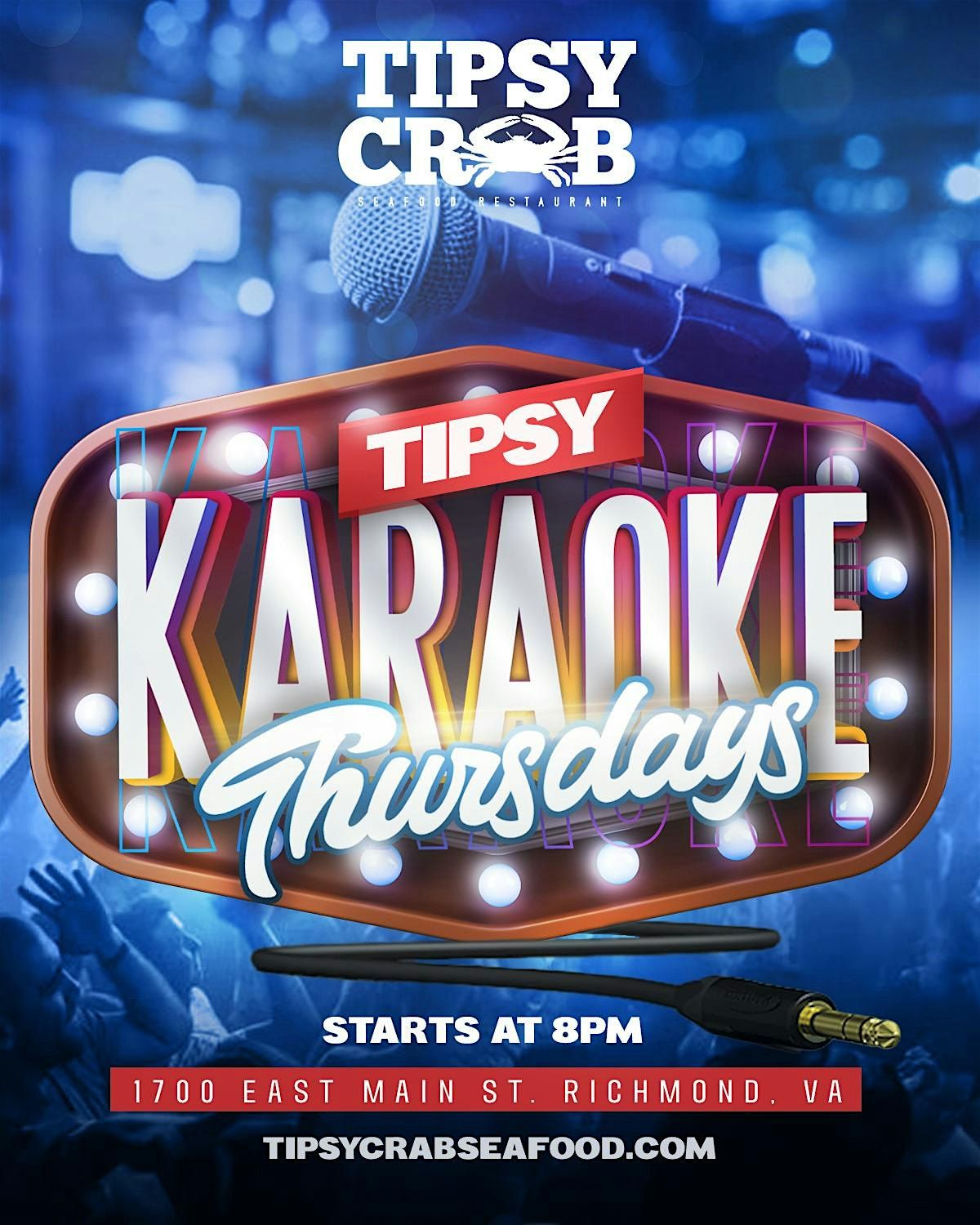 Tipsy Karaoke Thursdays at Tipsy Crab