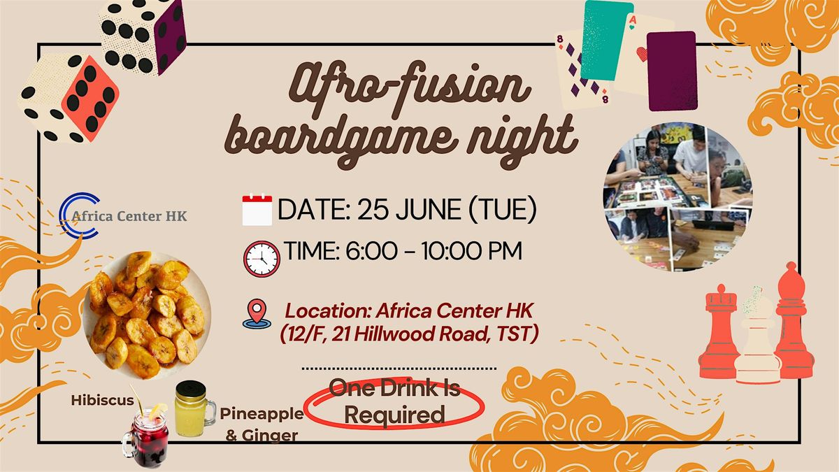 Afro-Fusion Boardgames Night