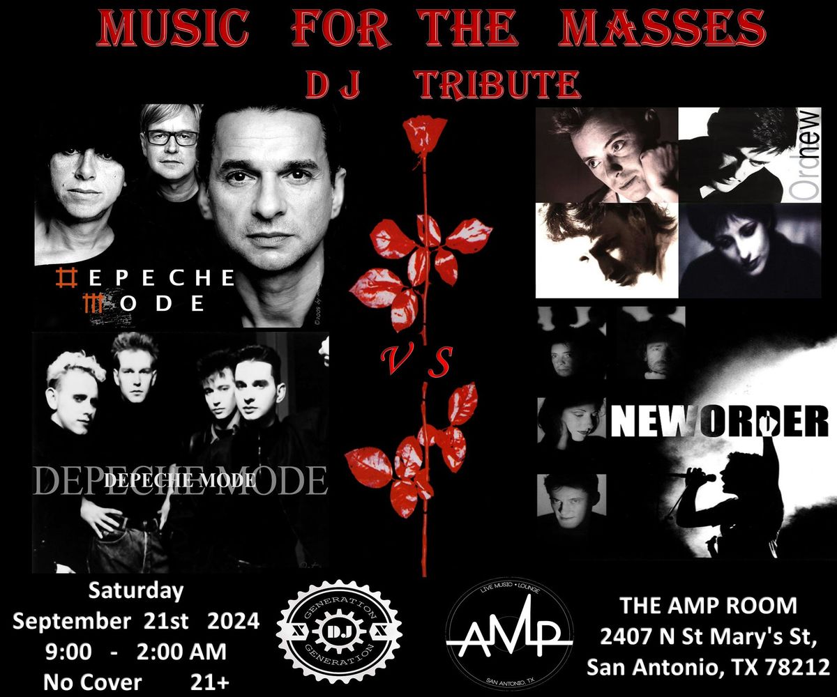 Music for the Masses: 9th Annual DJ Tribute to Depeche Mode and New Order