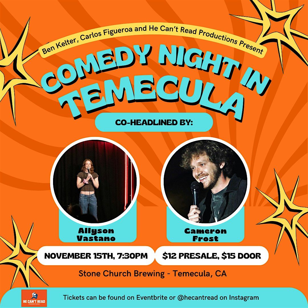 Comedy Night in Temecula