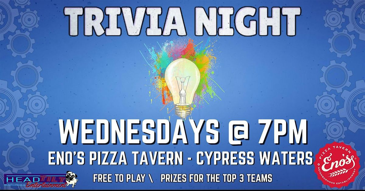 WEDNESDAY TRIVIA @ ENOS PIZZA COPPELL