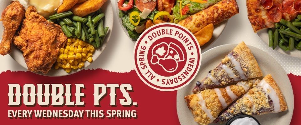 Double points every Wednesday this spring!