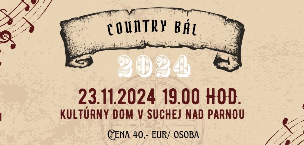 COUNTRY B\u00c1L v Suchej nad Parnou