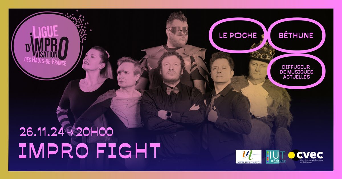 IMPRO FIGHT - Ligue d'improvisation des HDF :: Le Poche, B\u00e9thune