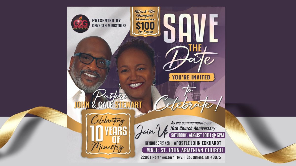 Celebrating 10 years of Ministry  