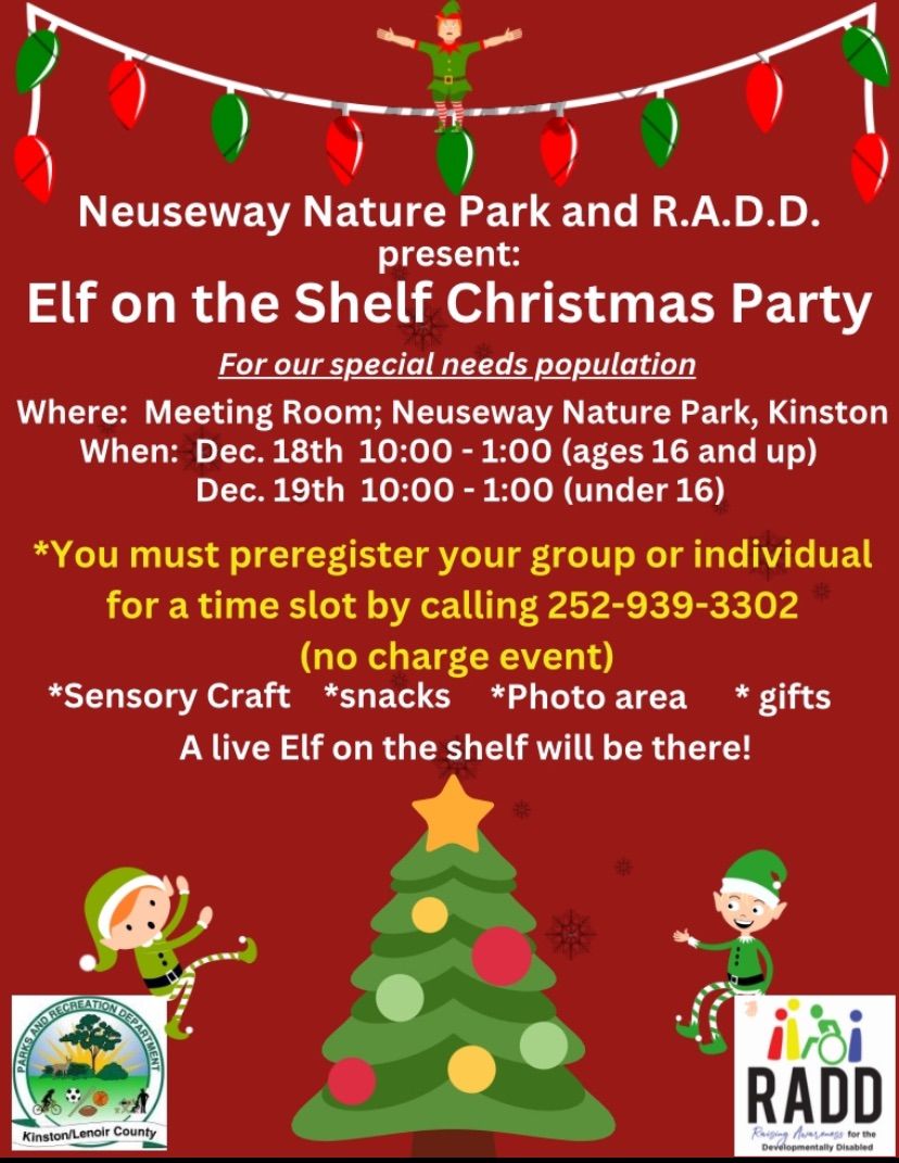 Elf on the Shelf Sensory Christmas Party