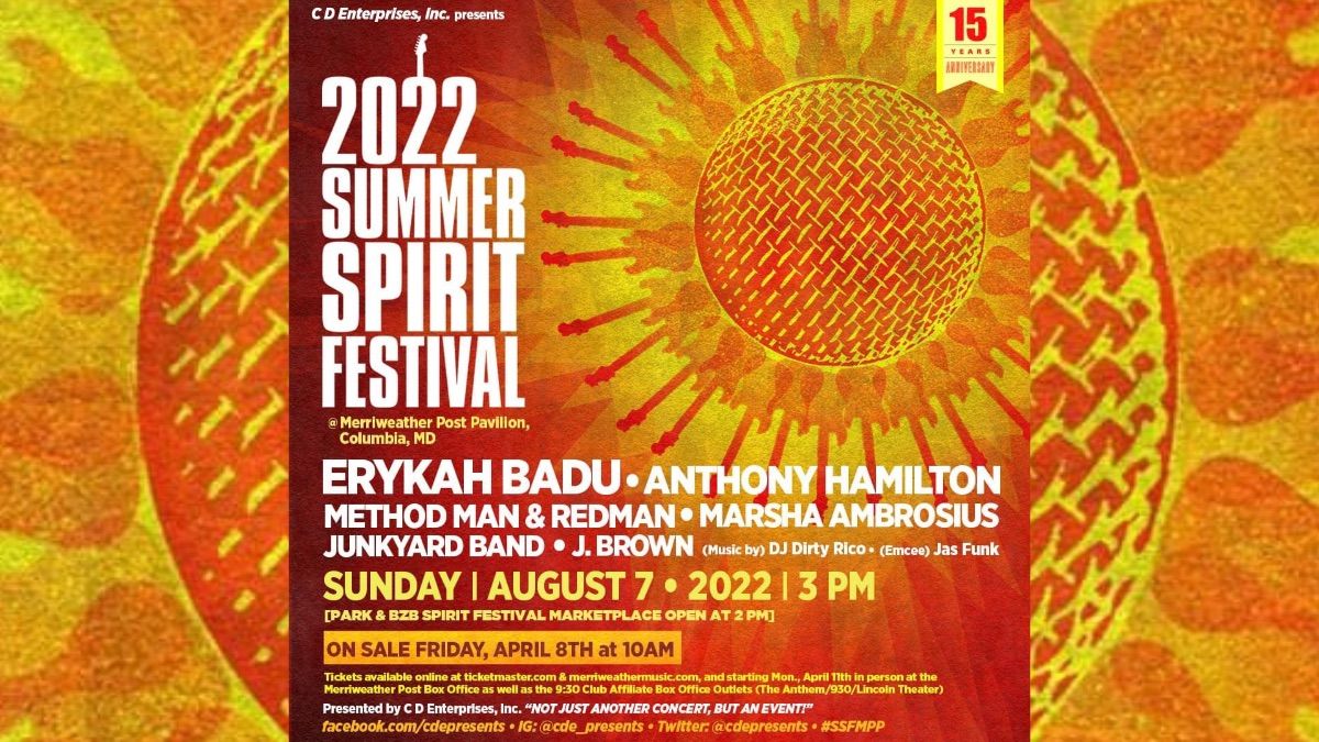 Summer Spirit Festival Erykah Badu, Method Man and Redman