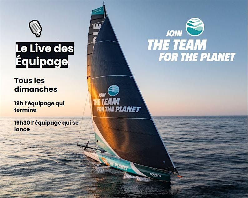 Le Live des \u00c9quipages -  de 19 \u00e0 20h tous les dimanches avec Join the Team