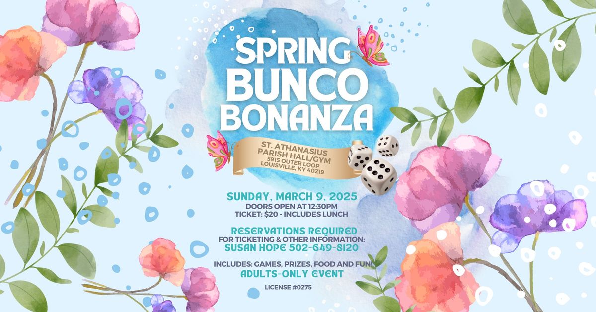 SPRING BUNCO BONANZA