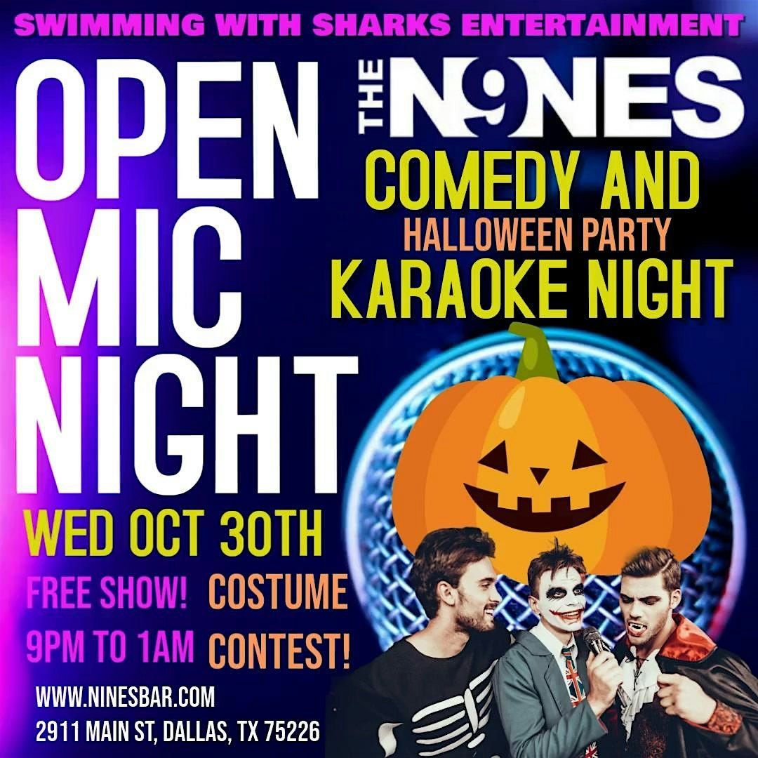 HALLOWEEN COMEDY AND KARAOKE NIGHT AT THE NINES | COSTUME CONTEST!