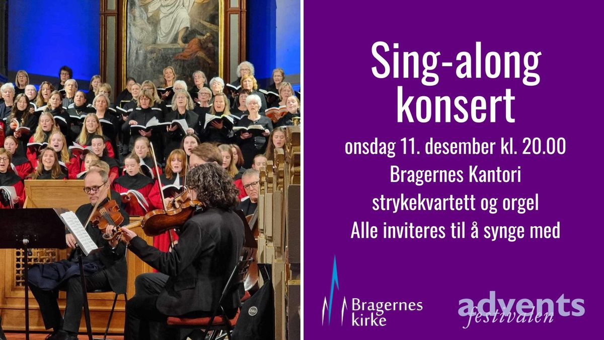 Sing-along konsert med Bragernes Kantori