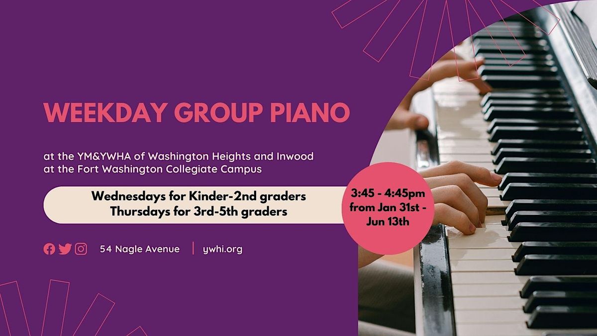 Weekday Group Piano