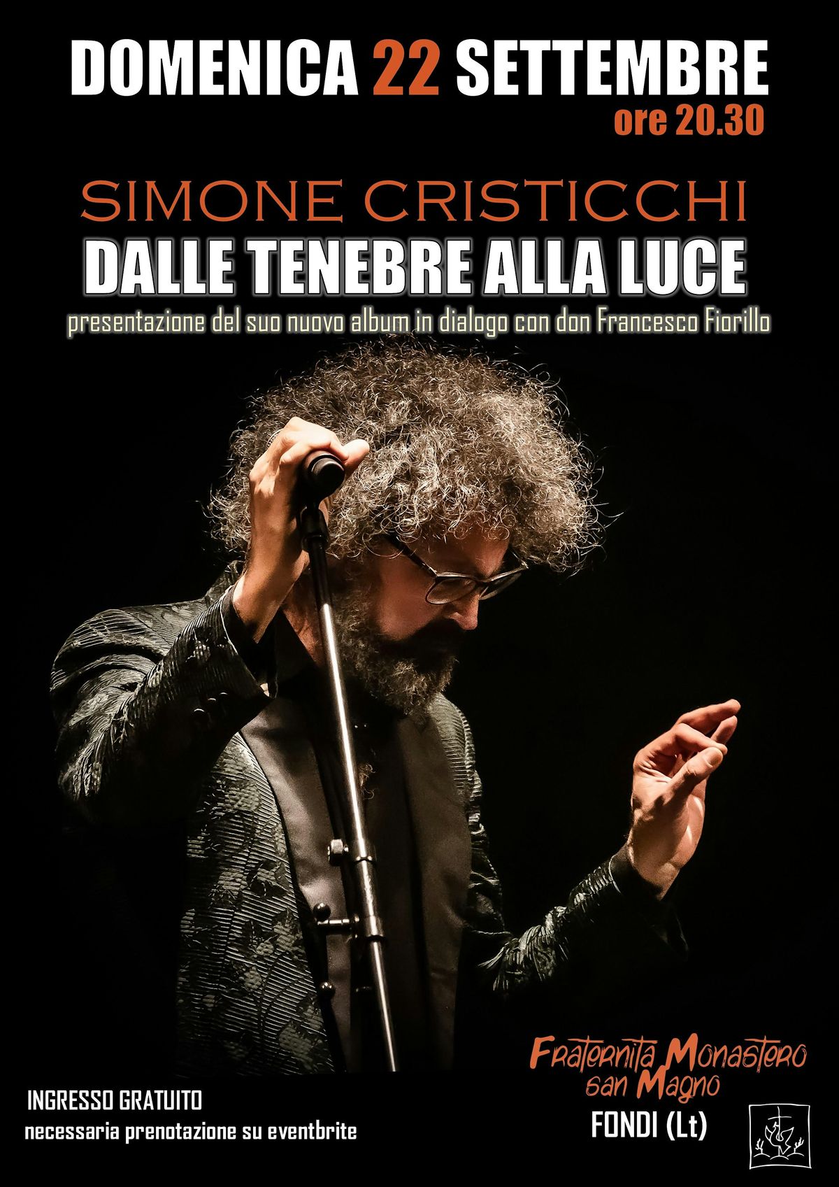 DALLE TENEBRE ALLA LUCE con SIMONE CRISTICCHI