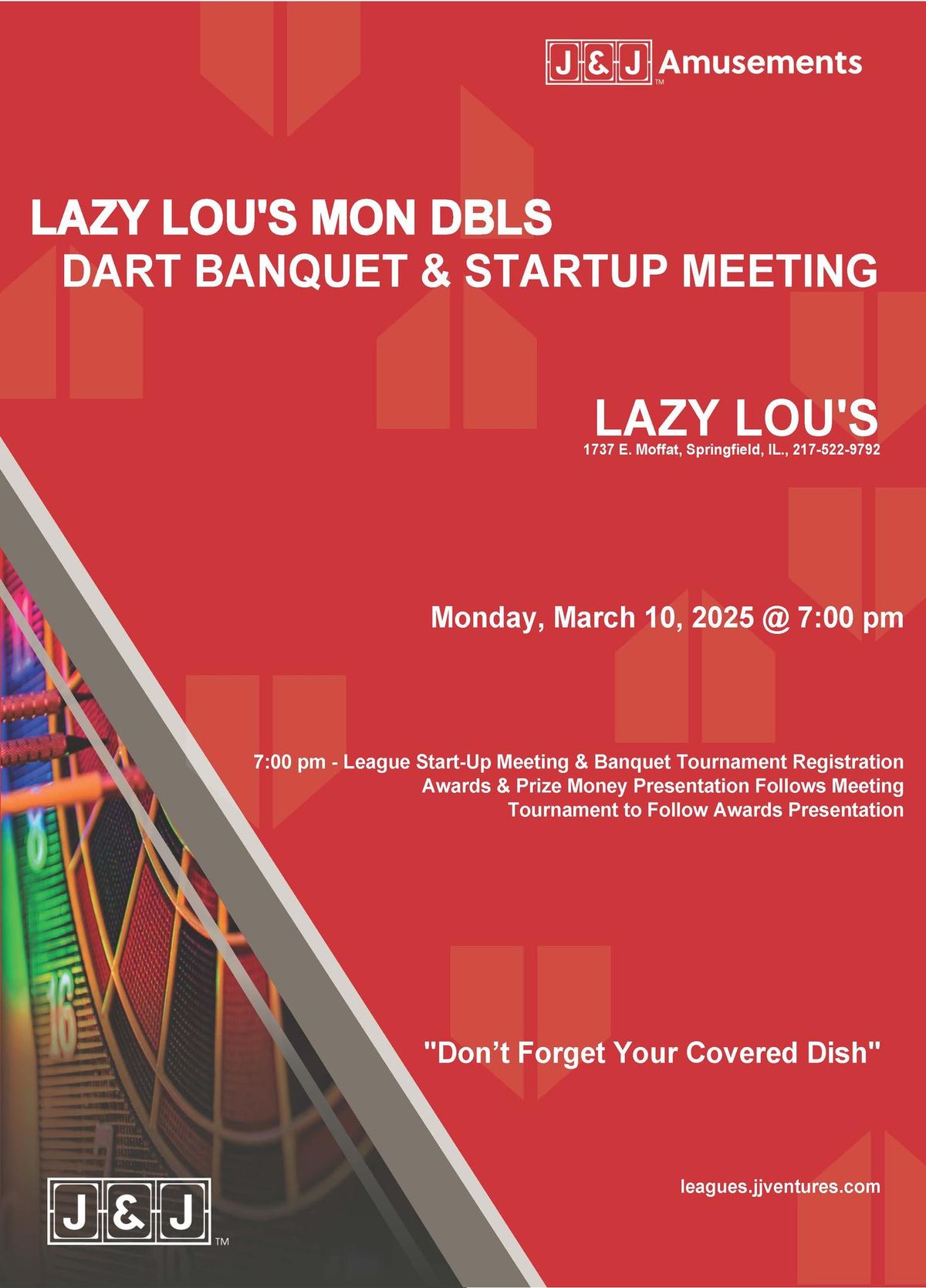 Lazy Lou's Monday Doubles Banquet and Start Up Meeting