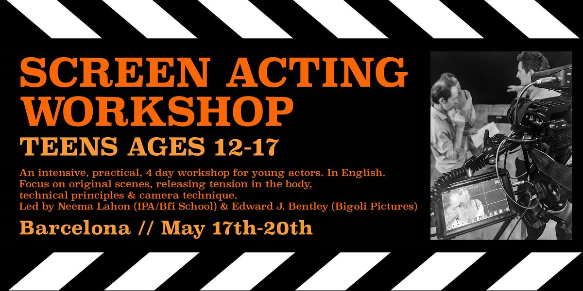 Screen Acting Intensive (Teens aged 12-17)