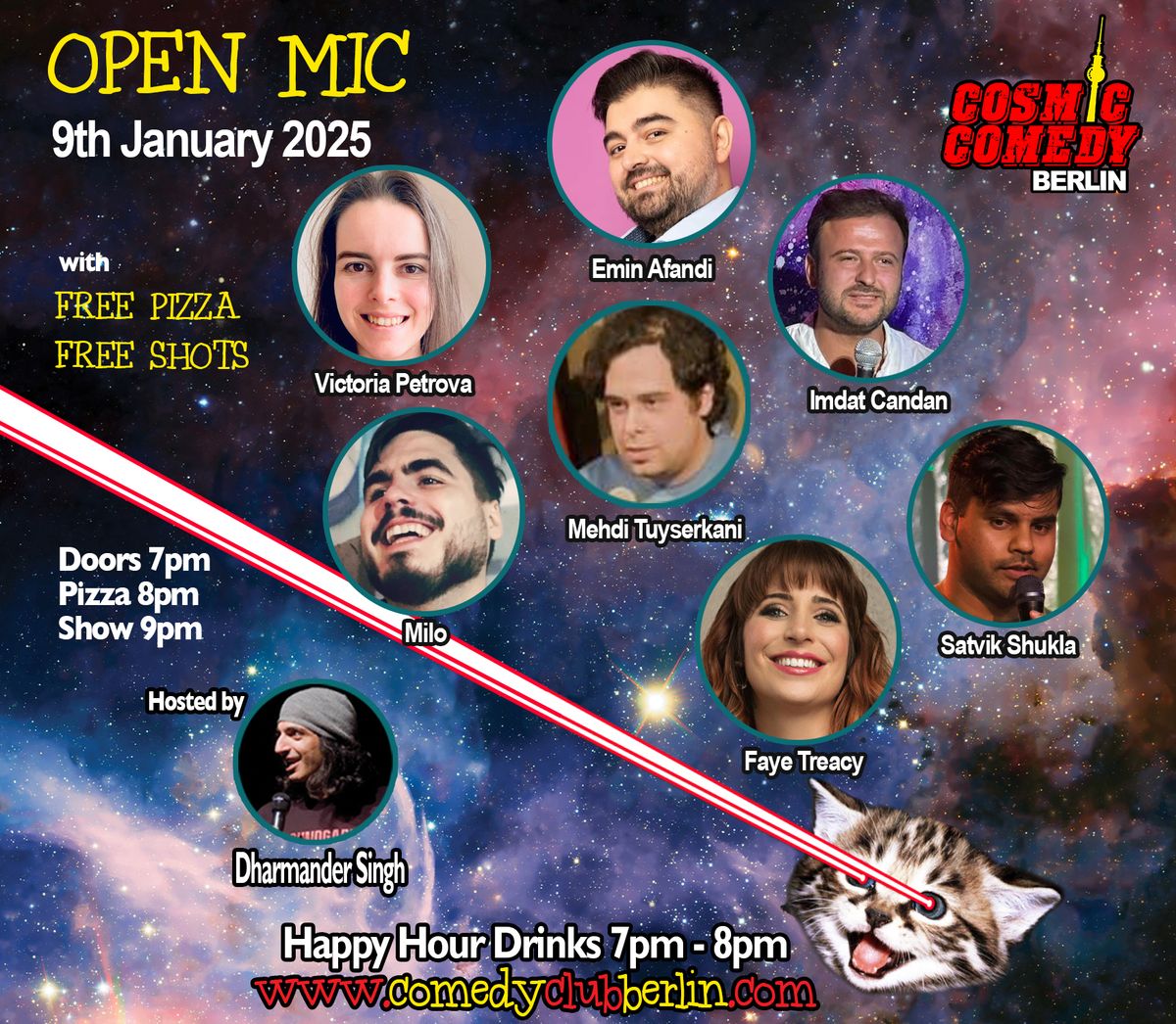 Cosmic Comedy Berlin OPEN-MIC THURSDAY