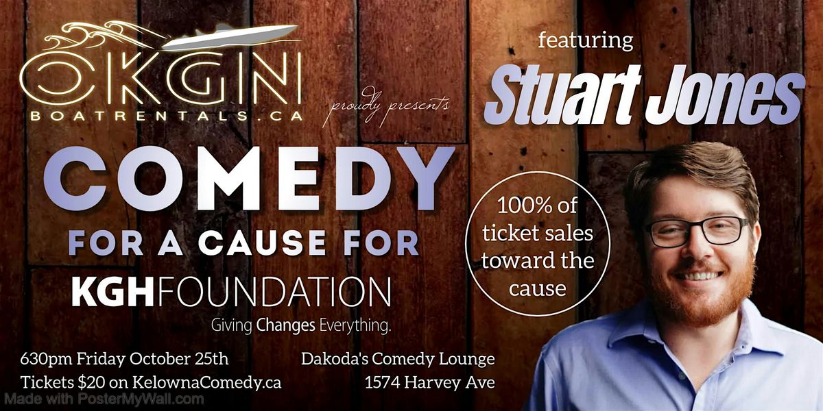 OKGN Boat Rentals presents Comedy for a Cause for the KGH Foundation