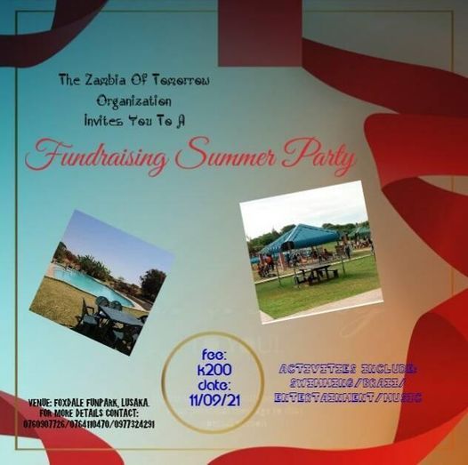 ZAMBIA OF TOMORROW FUNDRAISING BRAII
