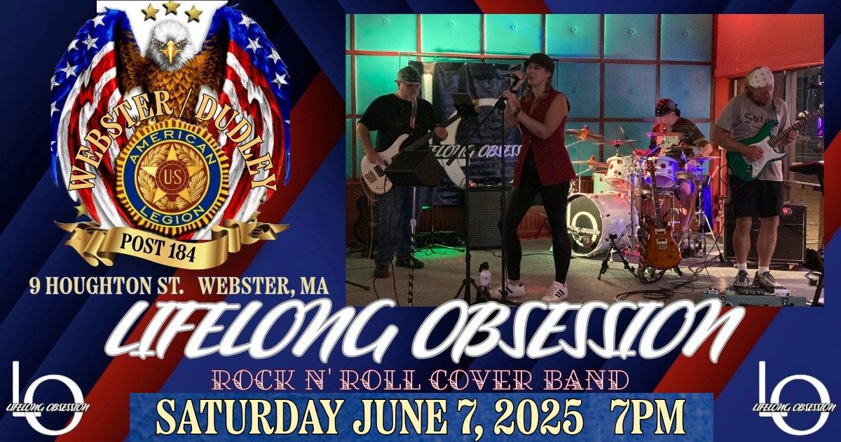 Live Music!-Lifelong Obsession at Webster Post 184