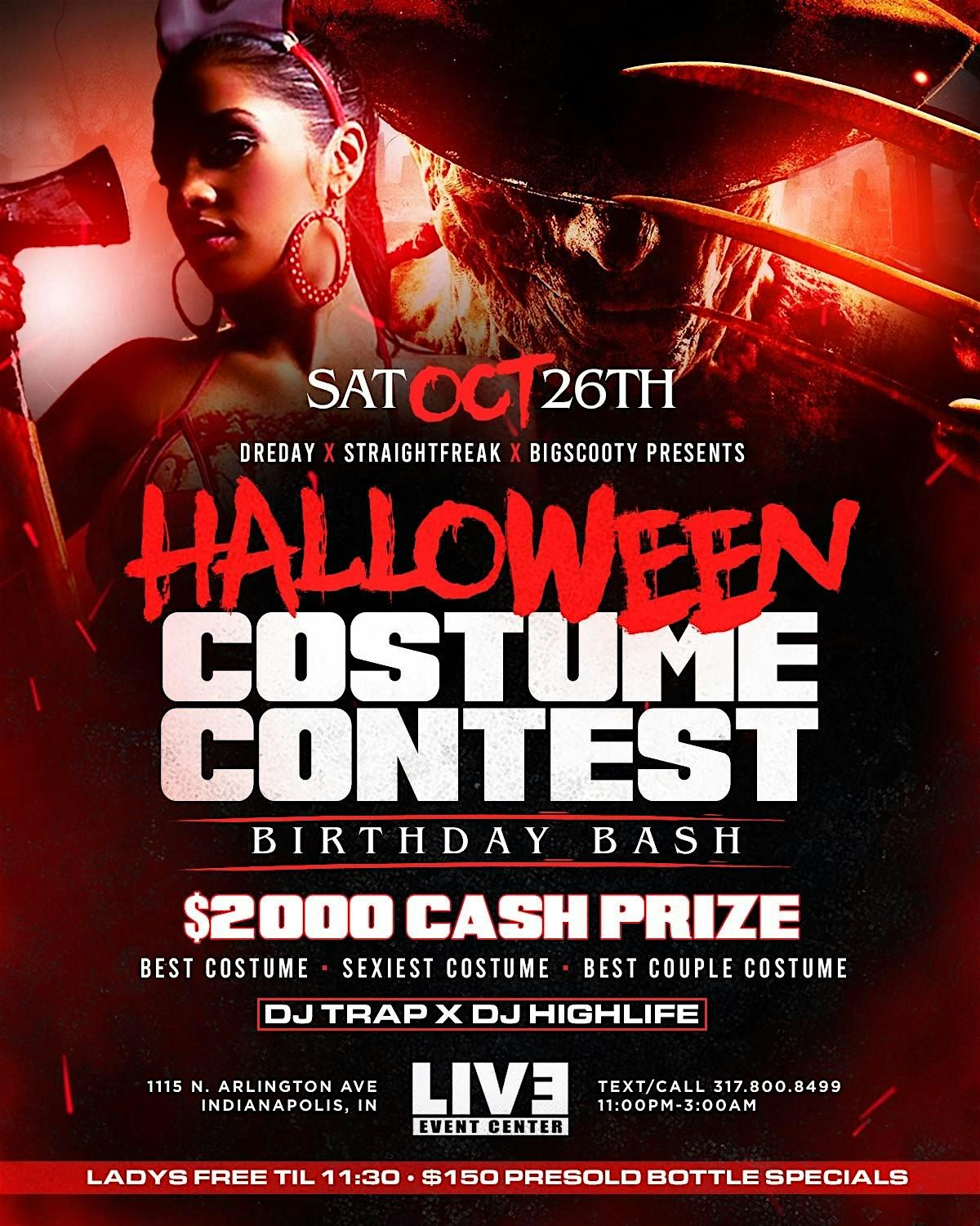 LIVE HALLOWEEN COSTUME PARTY!!!