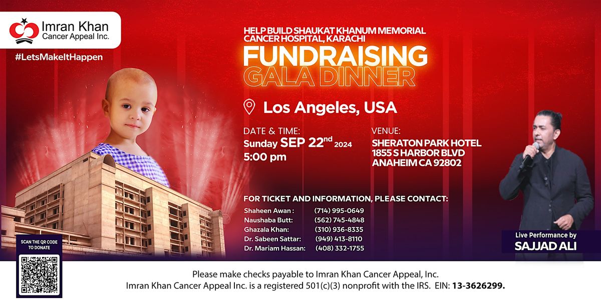 Shaukat Khanum Fundraising Gala Dinner in Los Angeles, USA