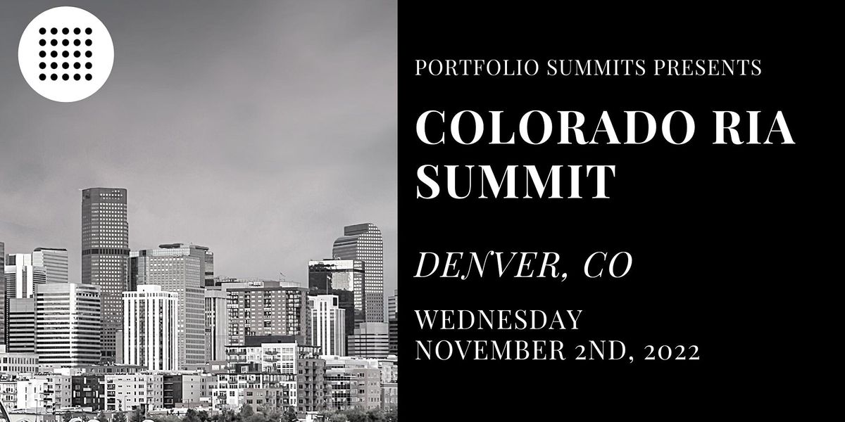 Colorado RIA Summit
