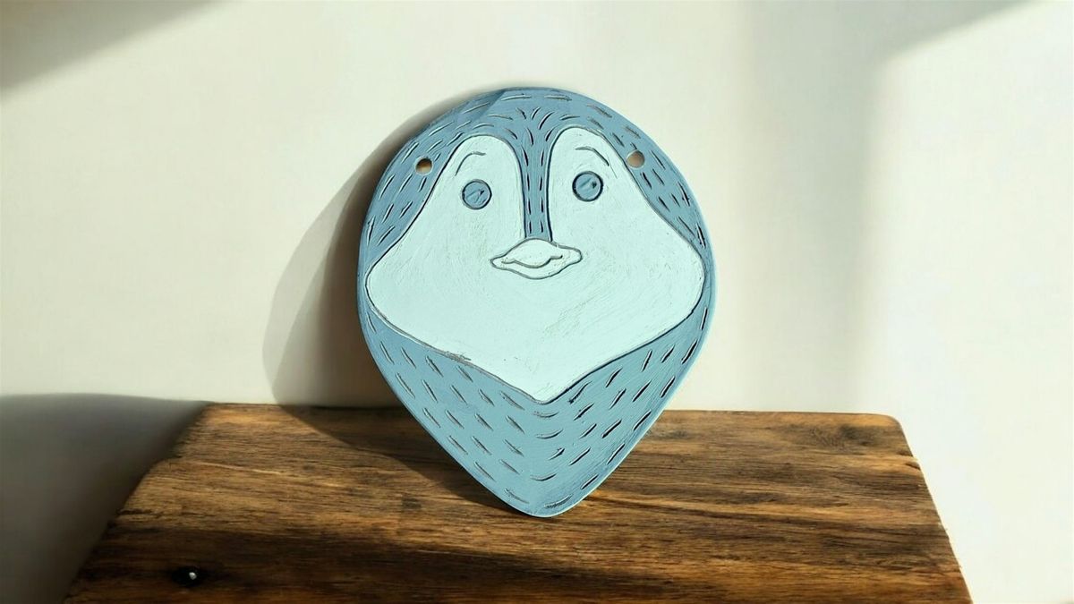 Ceramic Penguin Plaque Workshop