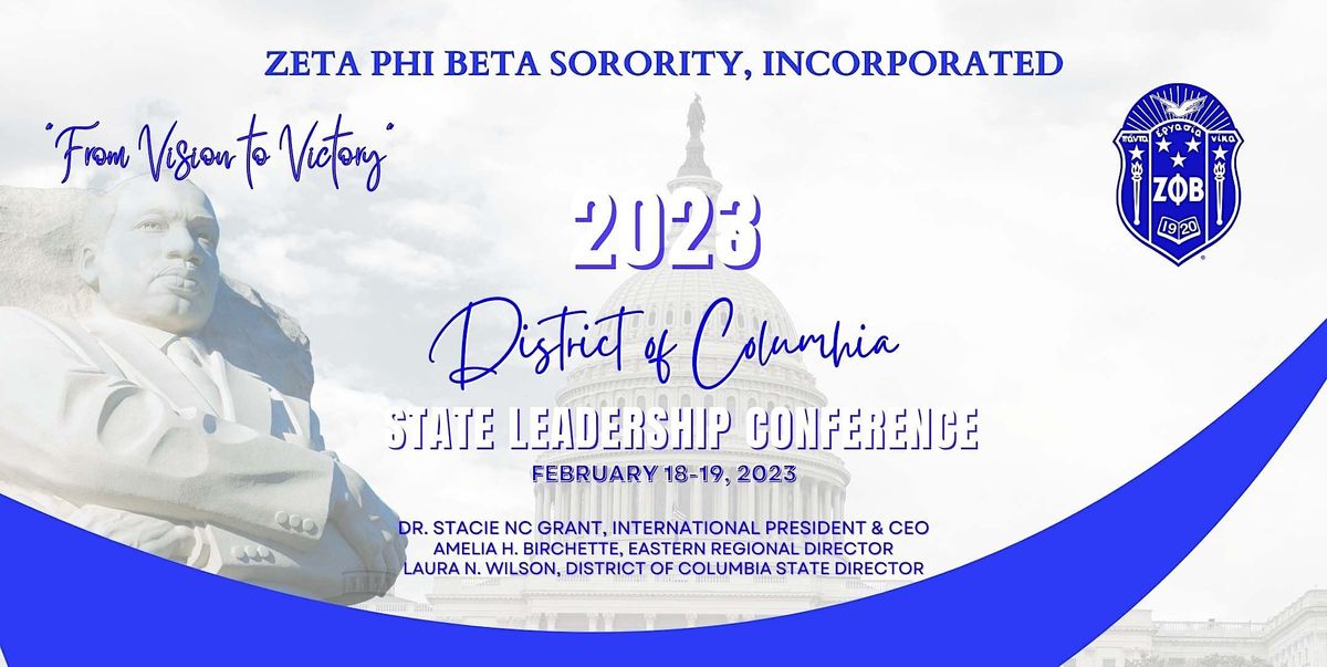 2023 DC State Leadership ConferenceZeta Phi Beta Sorority