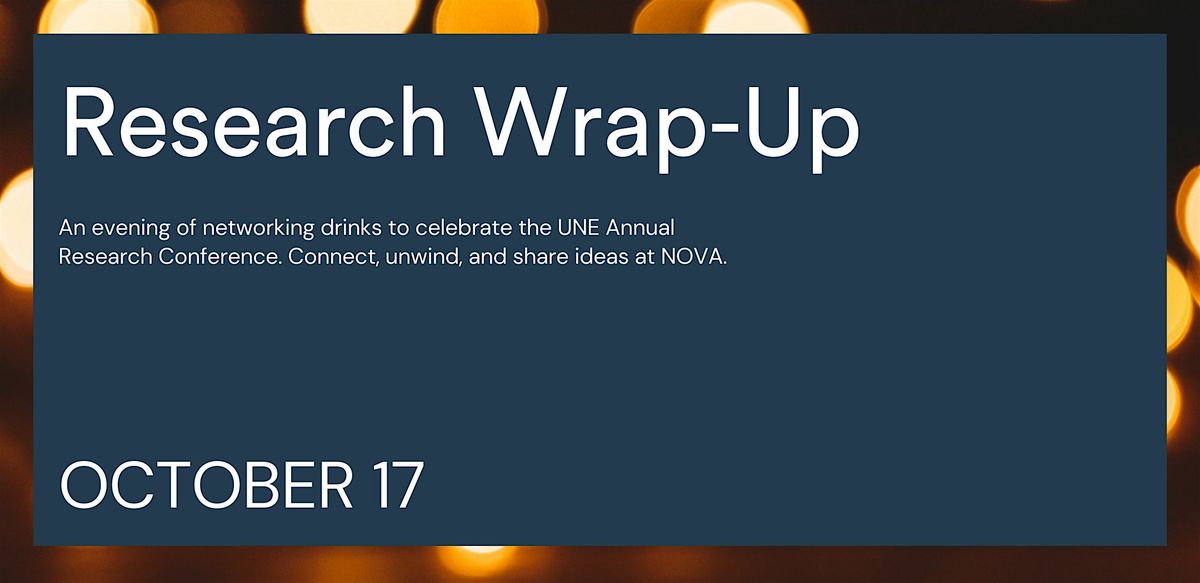 Research Wrap-Up