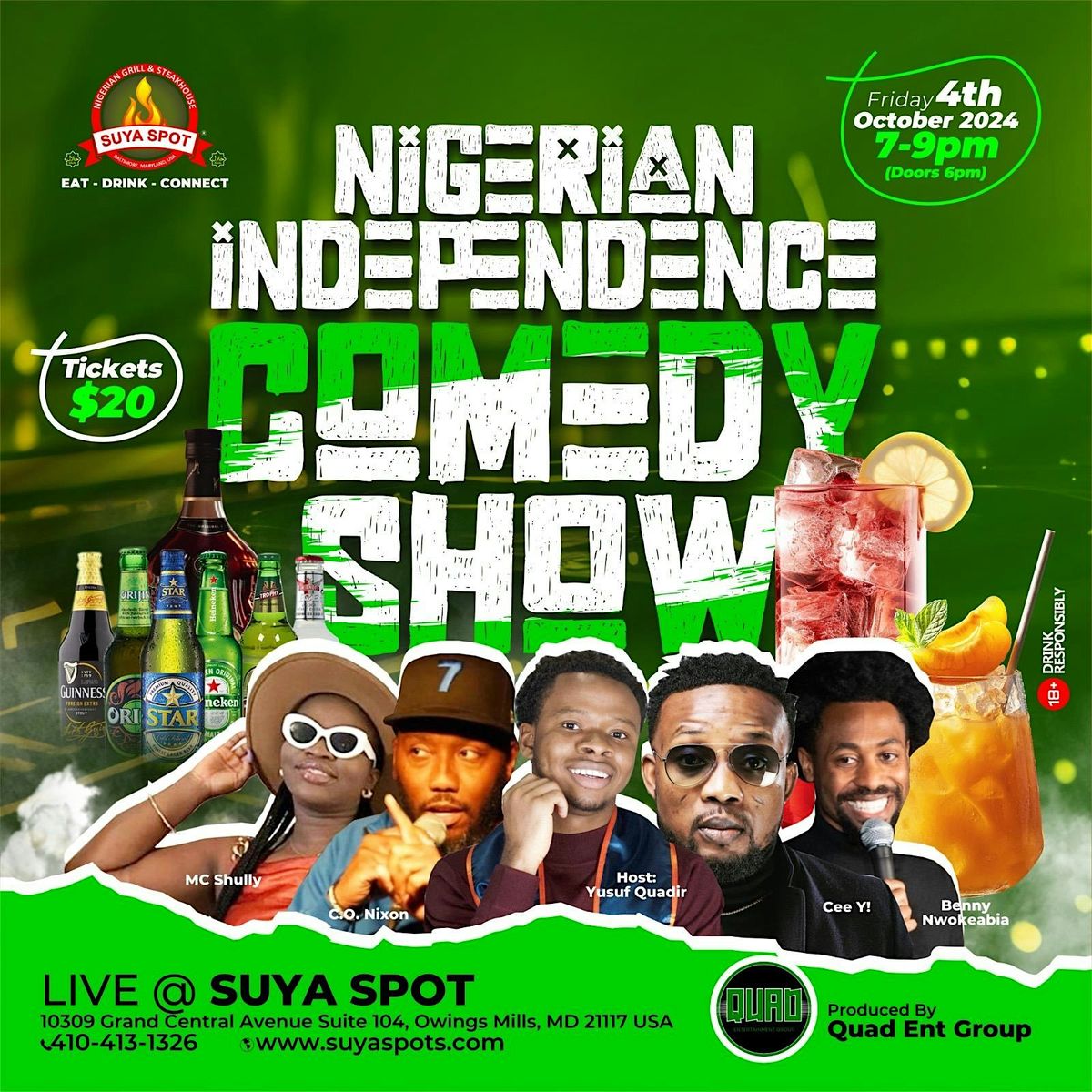 Suya Spot Presents: Nigerian Independence Comedy Show