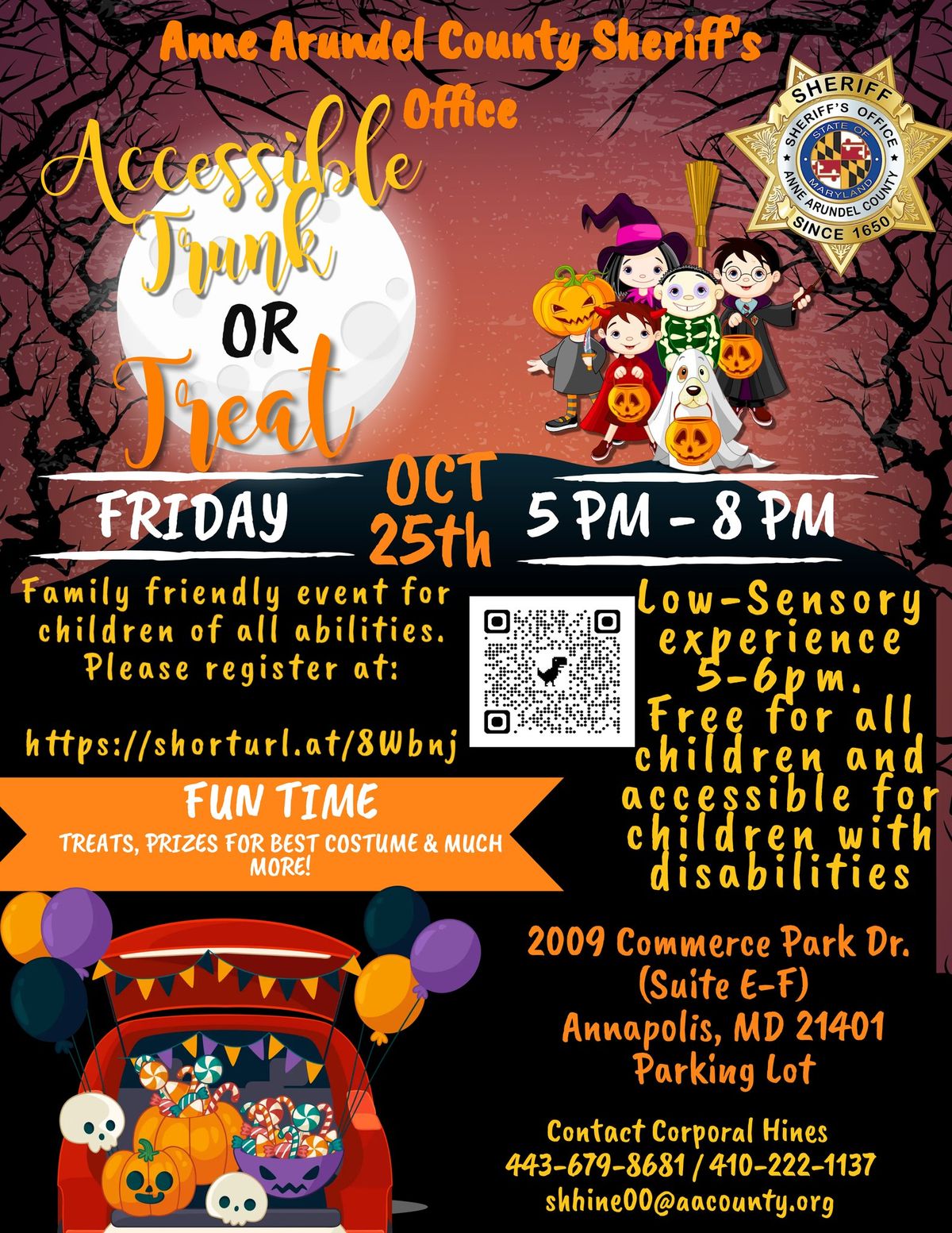 FREE Accessible Trunk Or Treat