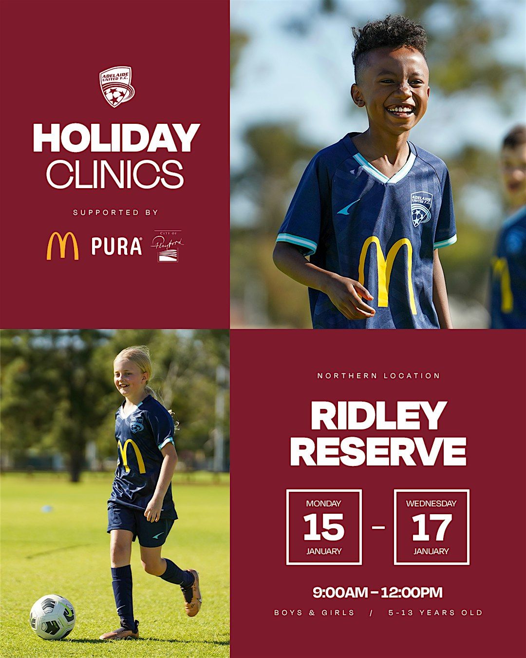 Adelaide United Holiday Clinic - North