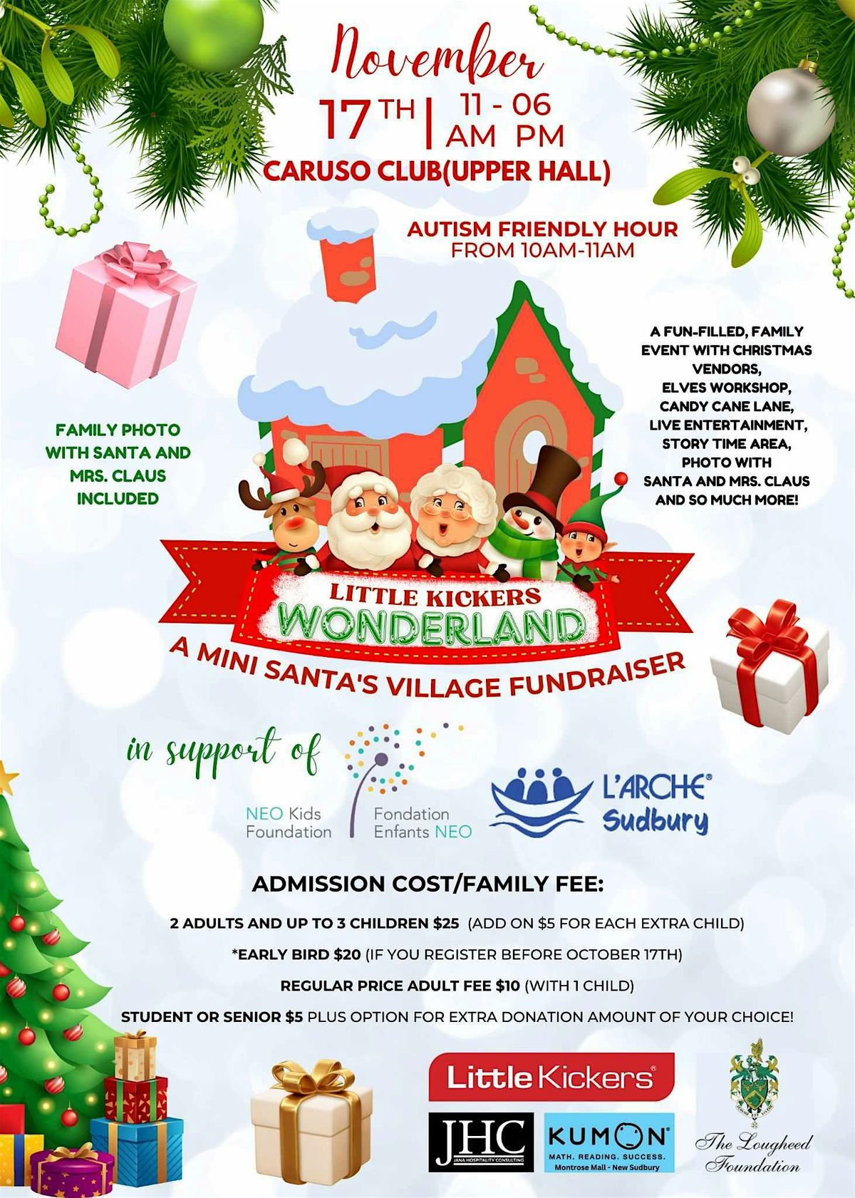 Little Kickers Wonderland (mini Santa's Village fundraiser)