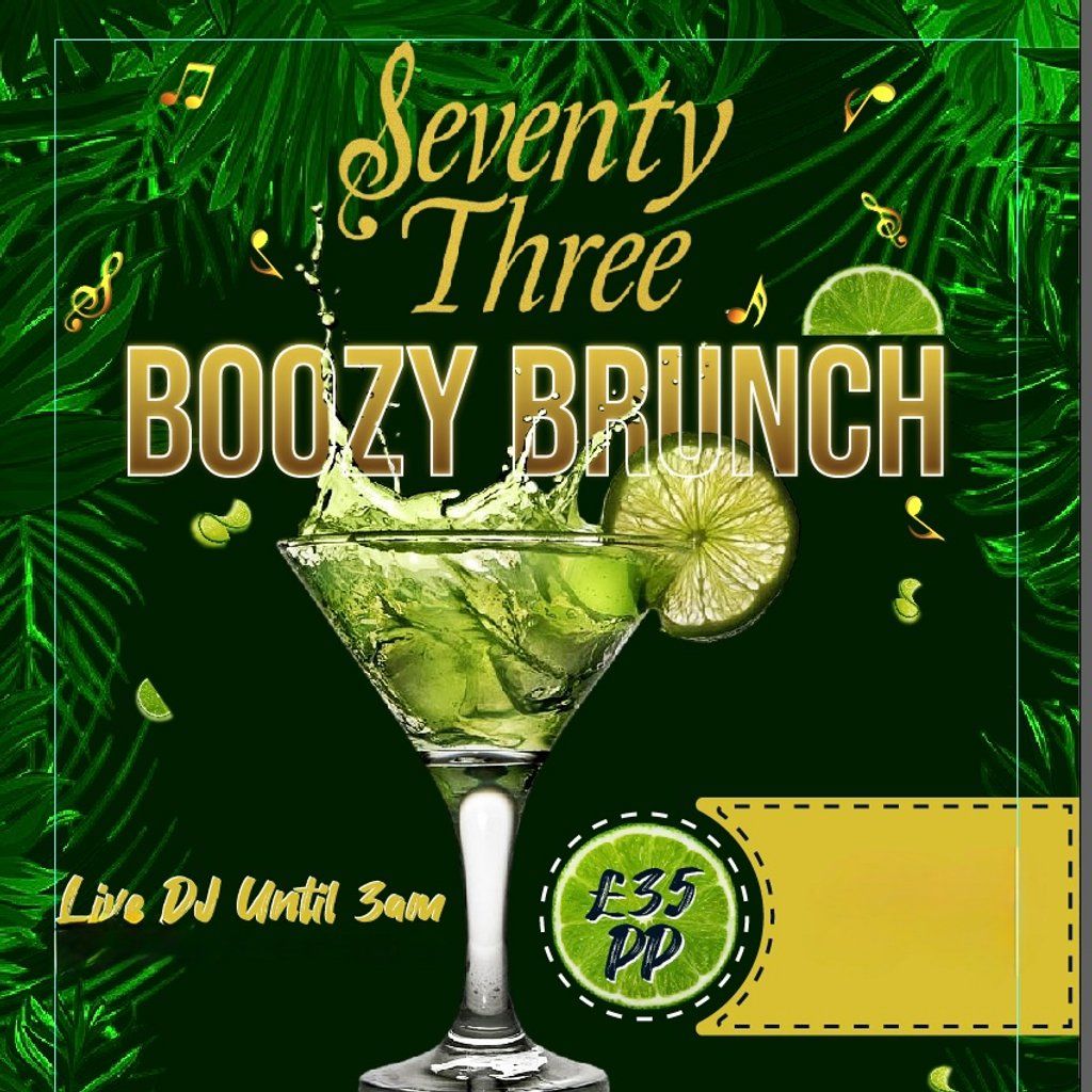 Seventy Three Presents: Laura B Boozy Brunch