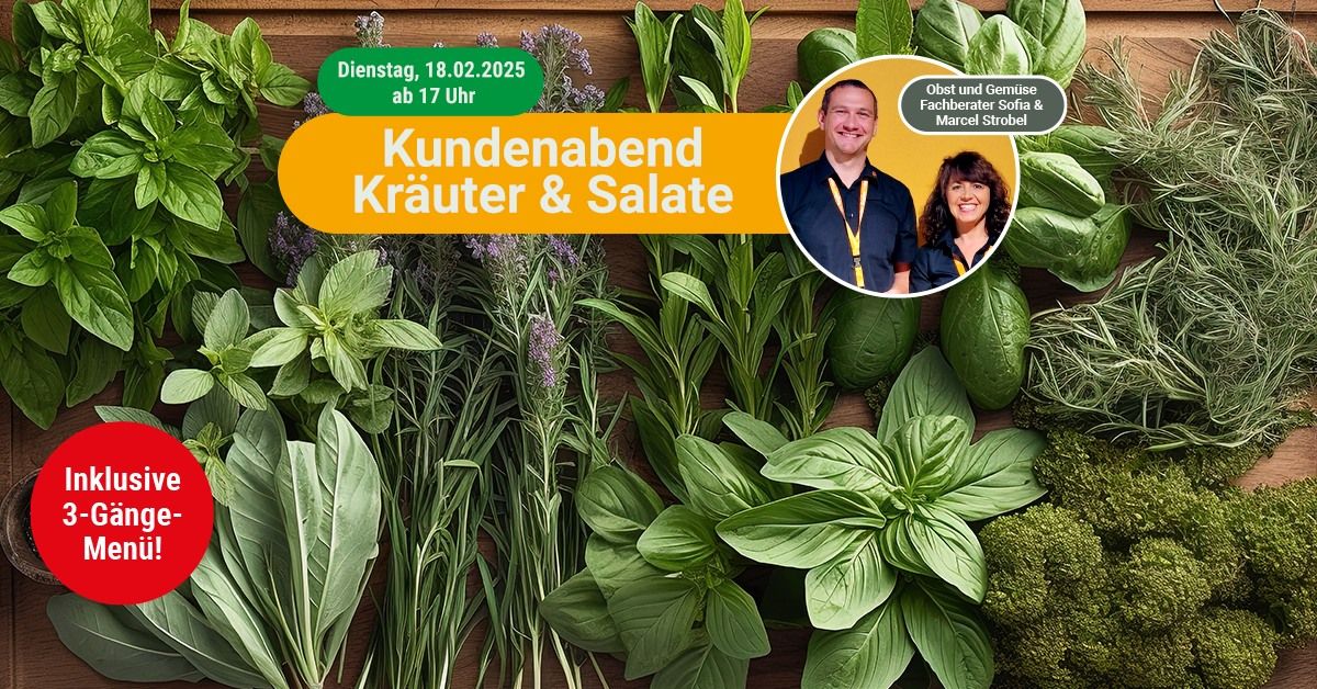 Kundenabend - Kr\u00e4uter & Salate