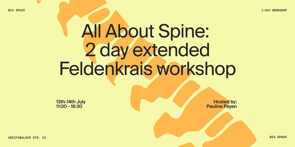 All About Spine | 2-day extended Feldenkrais workshop