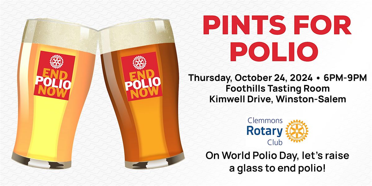 Pints for Polio 2024