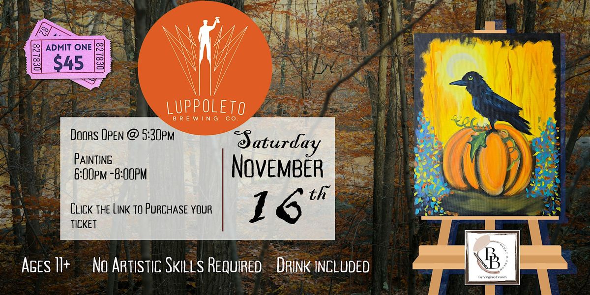 Paint & Sip at Luppoleto Brewing Co (Nov)